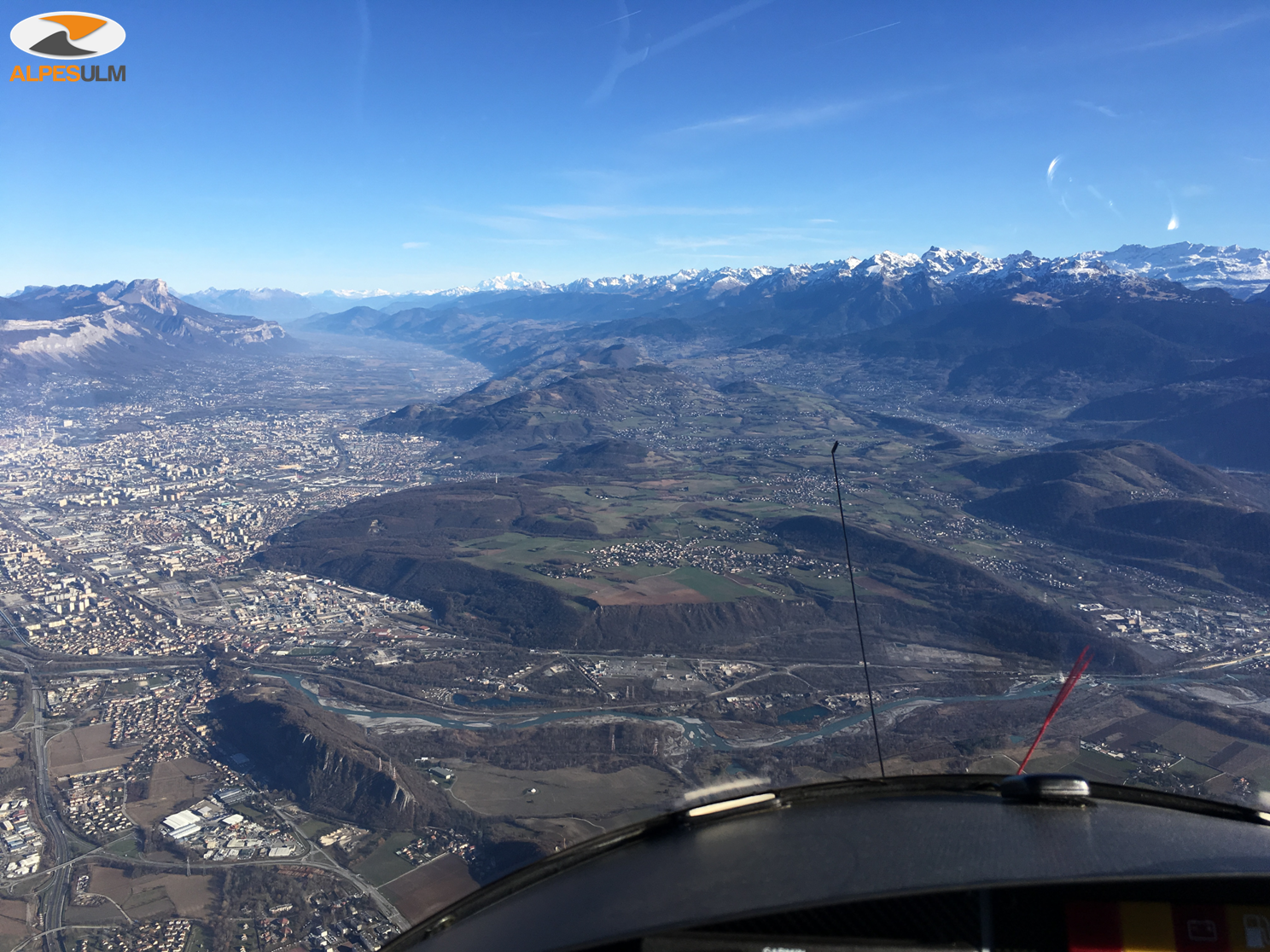 Vol en gyro à la sortie du Vercors